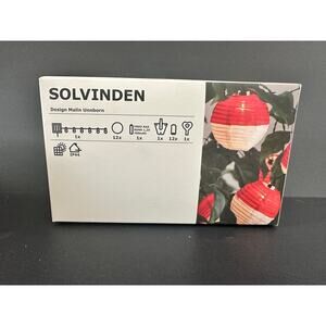 NIB IKEA Solvinden Bobber String Lights. 12 lights